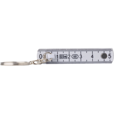 FOLDING RULER in White