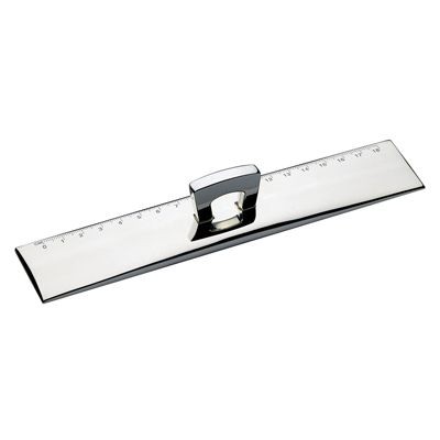 JUMBO METAL RULER in Silver