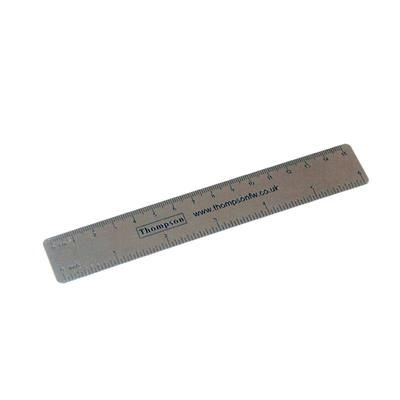 METAL SCALE RULER in Silver