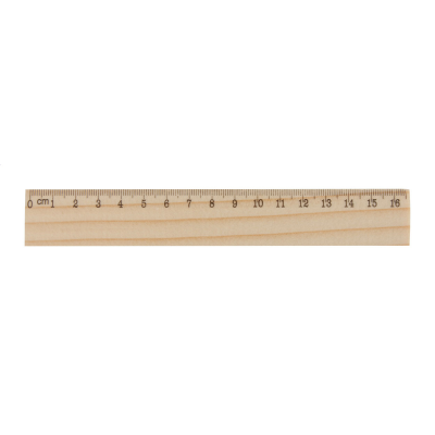 PINE WOOD RULER in Natural