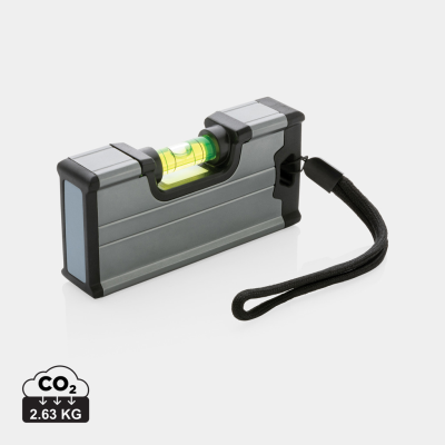 POCKET SIZE LEVEL RULER with Magnet in Grey