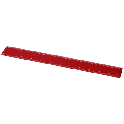 RENZO 30 CM PLASTIC RULER in Red
