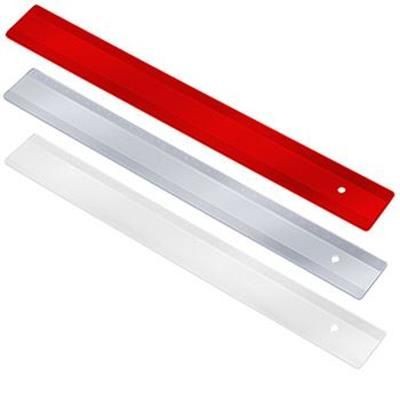 RULER 30 CM with Moulded-on Millimeter Scale on One Side