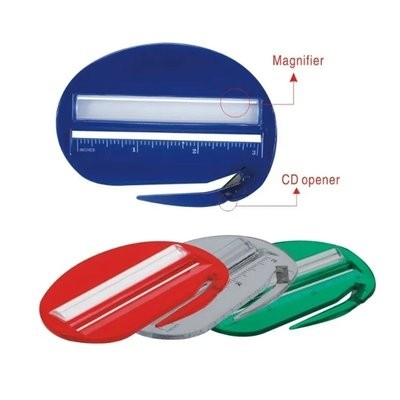 RULER with Magnifier & Letter Opener