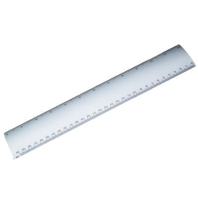 SILVER METAL RULER