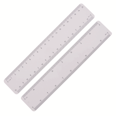 ULTRA SLIM SCALE RULER (20CM) in White