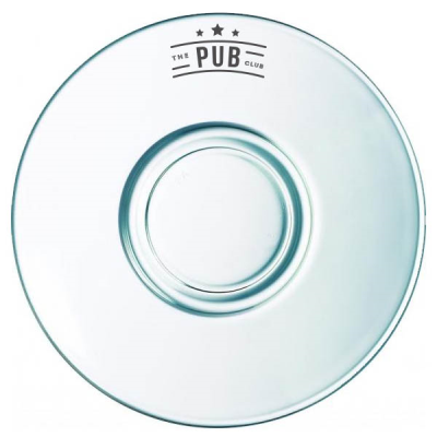 VOLUTO ROUND GLASS SAUCER (14,4CM)