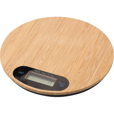 BAMBOO KITCHEN SCALE in Brown