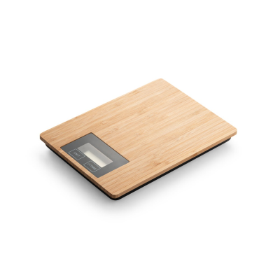 HEISENBERG BAMBOO DIGITAL KITCHEN SCALE in Natural