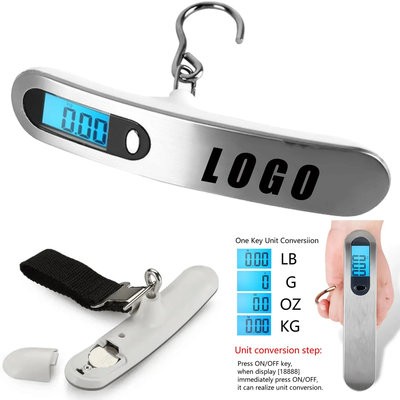 PORTABLE STAINLESS STEEL METAL DIGITAL HANGING LUGGAGE SCALE