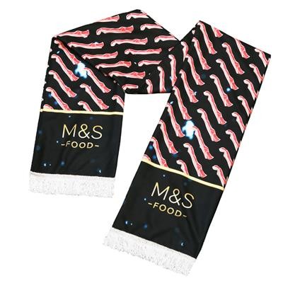 BRANDED FLEECE SCARF