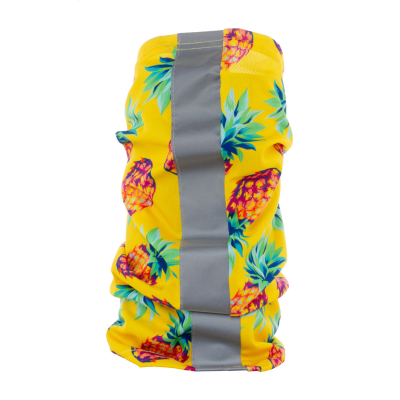 CUSTOM REFLECTIVE MULTIPURPOSE SCARF in White