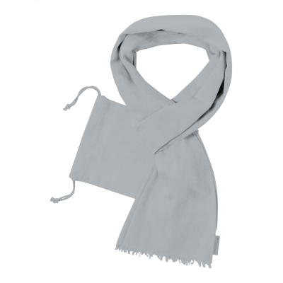 ORGANIC COTTON SCARF in Grey