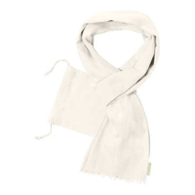 ORGANIC COTTON SCARF in Natural