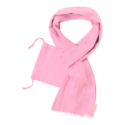 ORGANIC COTTON SCARF in Rose