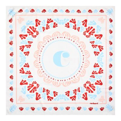 SCARF VIVIENNE WHITE