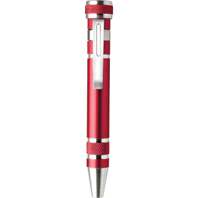PEN SHAPE SCREWDRIVER in Red