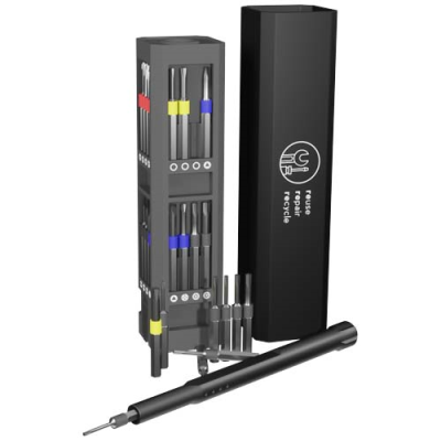 SCX,DESIGN T20 30-PIECE SCREWDRIVER AND REPAIR SET in Aluminium Metal Case - PROMOTIONAL CORPORATE GIFT