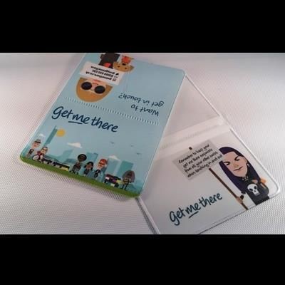 FULL COLOUR DIGITAL PRINTED PVC BUS PASS HOLDER