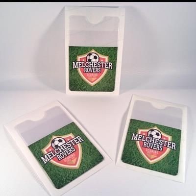 FULL COLOUR DIGITAL PRINTED PVC SELF ADHESIVE CARD HOLDER