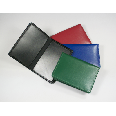 WARWICK OYSTER CARD HOLDER IN BLACK, BLUE, RED & GREEN