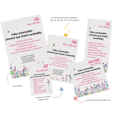 A6 SEEDS PAPER PRINTS  &  POSTCARDS