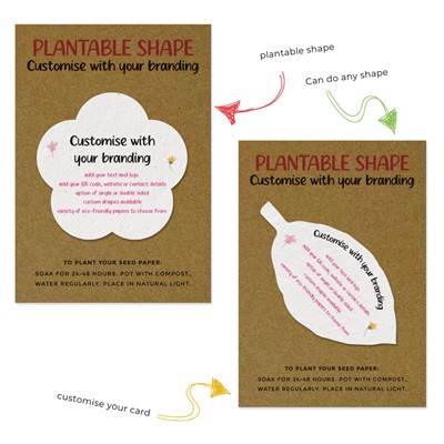 A7 CARD with Plantable Shape