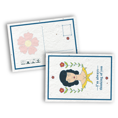 A7 SEEDED PAPER POSTCARDS (2PP) 