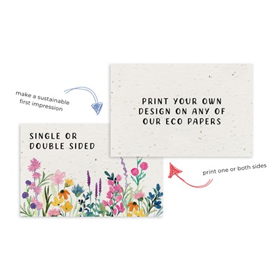 PLANTABLE SEEDS PAPER BUSINESS CARD