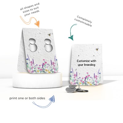 PLANTABLE SEEDS PAPER JEWELRY PACKAGING