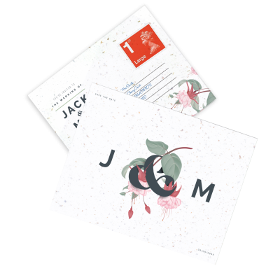 SEEDED PAPER POSTCARDS A5 (2PP)