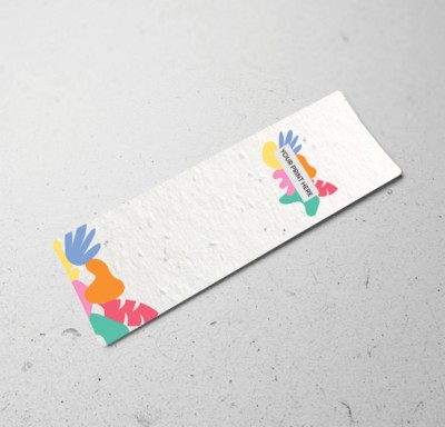 SEEDS PAPER BOOMARK