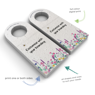 SEEDS PAPER BOTTLE NECK TAG