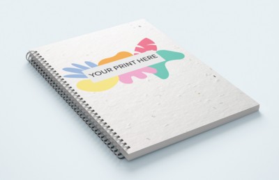 SEEDS PAPER COVER SPIRAL WIRO BOUND NOTEBOOK
