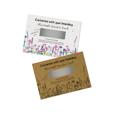 SEEDS PAPER LOTTERY SCRATCH CARD