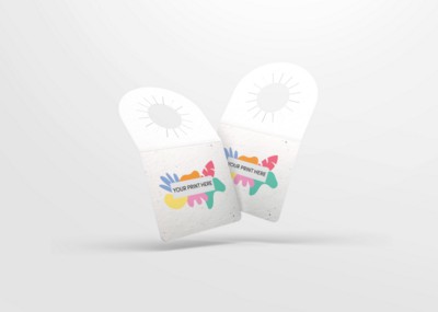 SEEDS PAPER WINE BOTTLE TAG