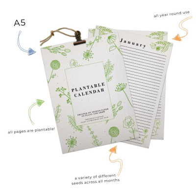 A5 SEEDS PAPER CALENDAR