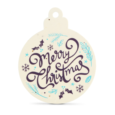 BAUBLE SEEDS PAPER DECORATION