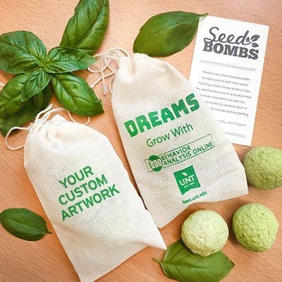 HERB SEEDS BOMBS MUSLIN BAG 3