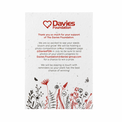 PRINTED A7 SEEDS PAPER