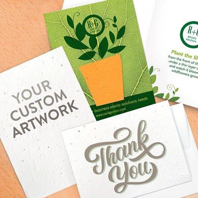 SEEDS PAPER GREETING CARD