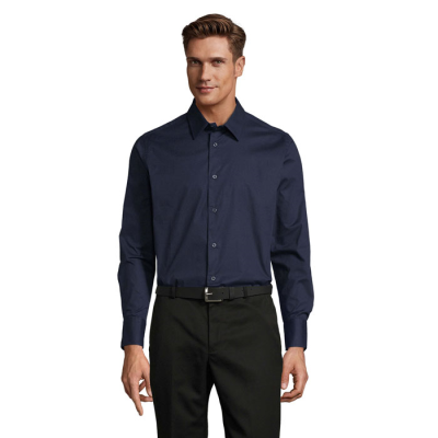BRIGHTON STRETCH MEN SHIRT in Blue