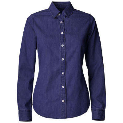CUTTER & BUCK ELLENSBURG LADIES DENIM SHIRT