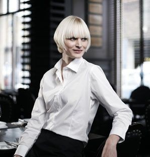 HENBURY LADIES LONG SLEEVE FITTED SHIRT