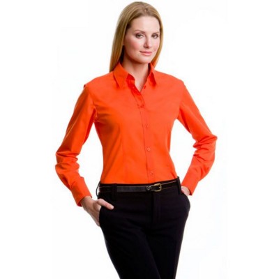 KUSTOM KIT LADIES LONG SLEEVE WORKFORCE SHIRT