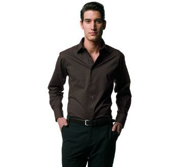 RUSSELL COLLECTION LONG SLEEVE EASY CARE FITTED SHIRT