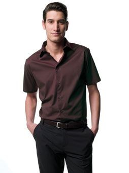 RUSSELL COLLECTION SHORT SLEEVE EASY CARE FITTED SHIRT