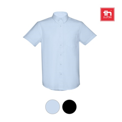 THC LONDON MENS SHORT-SLEEVED OXFORD SHIRT