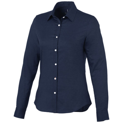 VAILLANT LONG SLEEVE LADIES OXFORD SHIRT in Navy