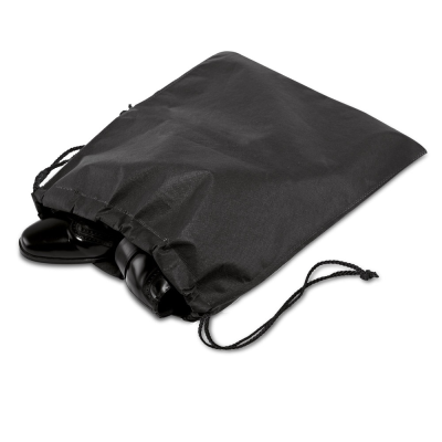 GWENNO NON-WOVEN SHOE BAG in Black